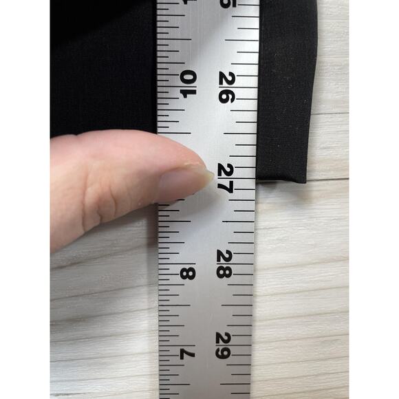 Express Jumpsuit Womens Medium Black Leopard Strapless Drawstring Waist Pockets - Picture 7 of 10